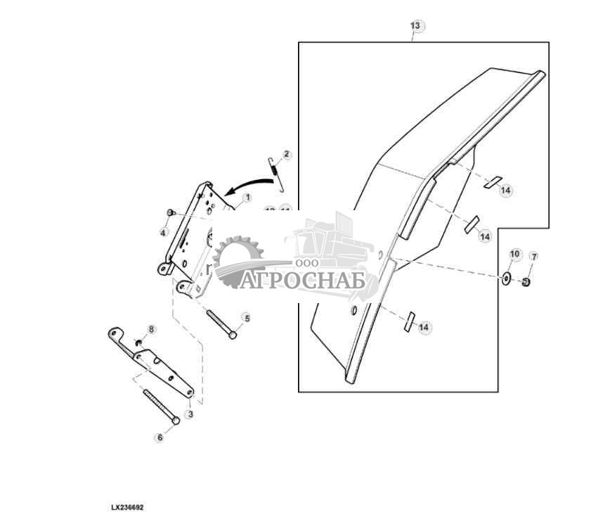 ПОДВЕСКА (ПАССАЖИРСКОЕ СИДЕНЬЕ С ПОДВЕСКОЙ) 